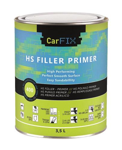Apprêt 400 CARFIX Noir en 3.5L APPRETS - Carosserie